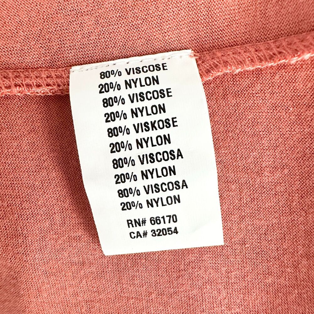 Blank London Anthropologie Top Women LP Pink Coral Embroidery Cottage Bohemian - Picture 5 of 8